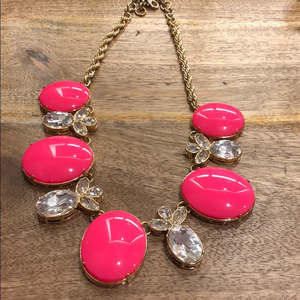 Stunning hot pink fun necklace